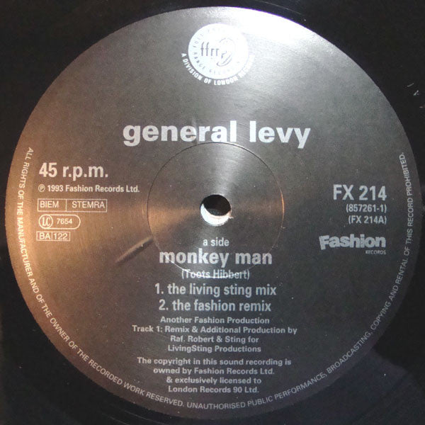 General Levy : Wickeder General EP (12", EP)