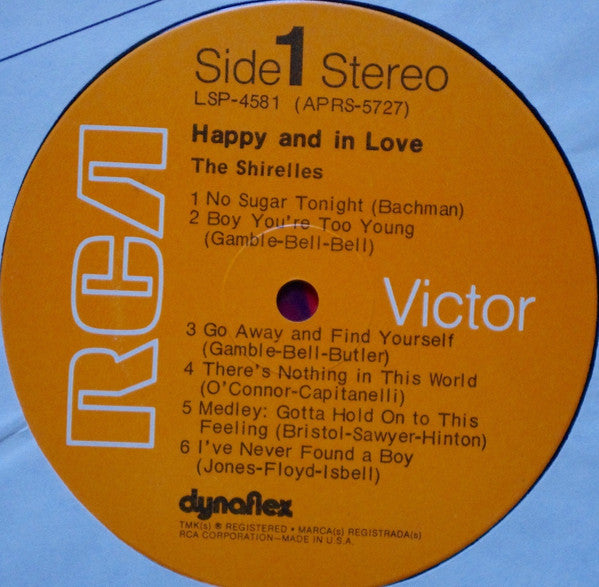 The Shirelles : Happy And In Love (LP, Album)