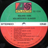 Roland Kirk : Volunteered Slavery (LP, Album, Mon)