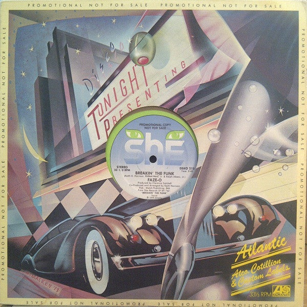 Faze-O : Breakin' The Funk (12", Promo)