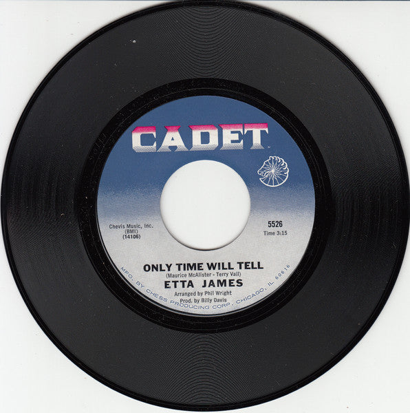 Etta James : Only Time Will Tell / I'm Sorry For You (7", Single, Styrene)