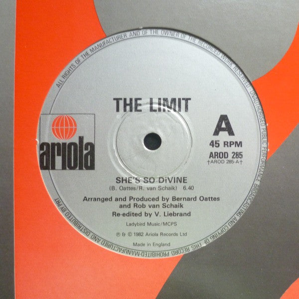 The Limit (2) : She's So Divine (12", Single)