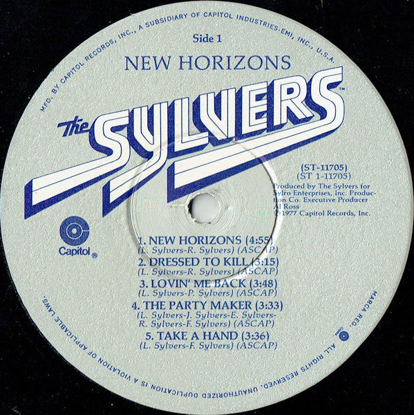 The Sylvers : New Horizons (LP, Album, Win)