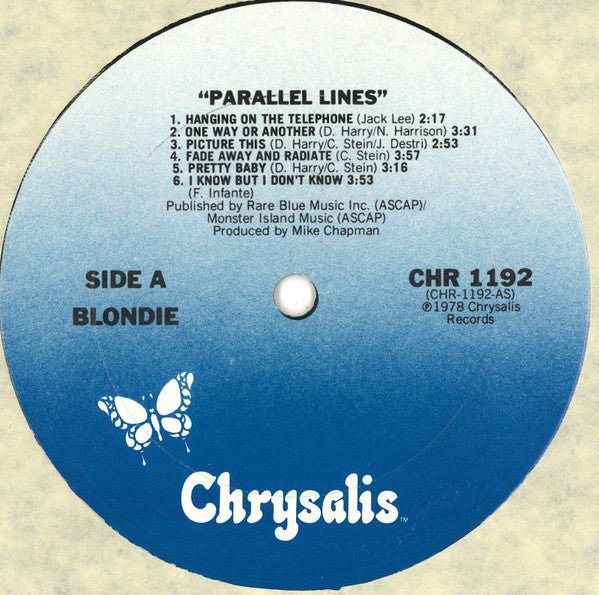 Blondie : Parallel Lines (LP, Album, Pit)