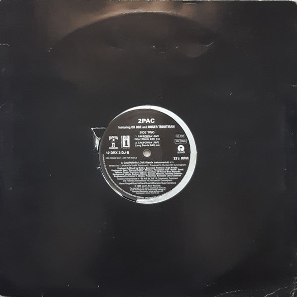 2Pac Featuring Dr. Dre & Roger Troutman : California Love (12", Promo)