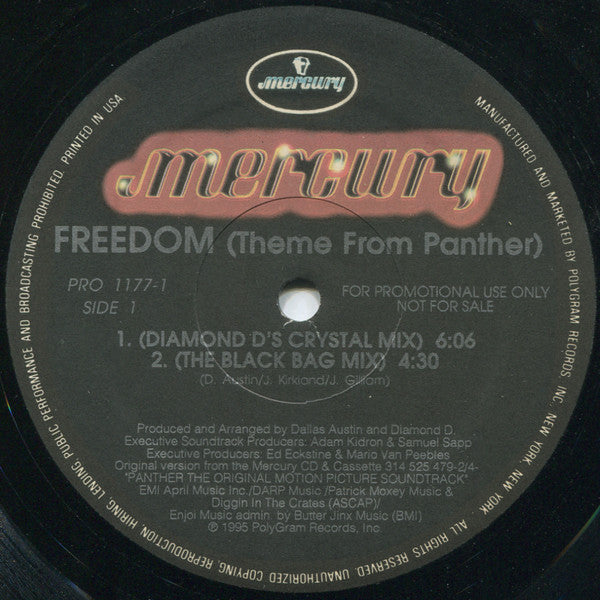 Various : Freedom (Theme From Panther) (12", Promo)