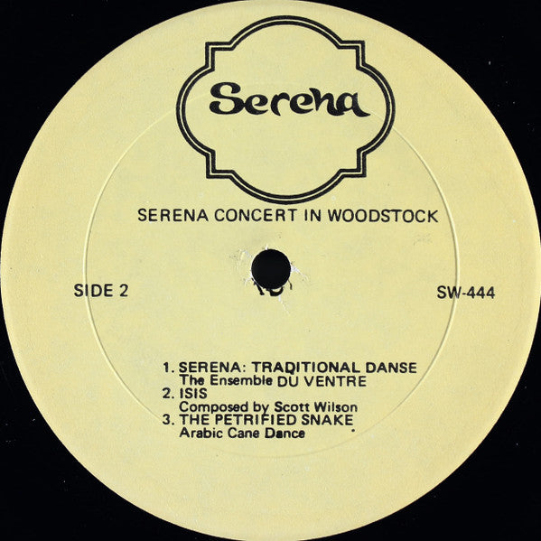 Serena (15) : Concert In Woodstock (LP, Album)