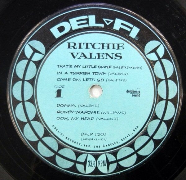 Ritchie Valens : Ritchie Valens (LP, Album, Mono)