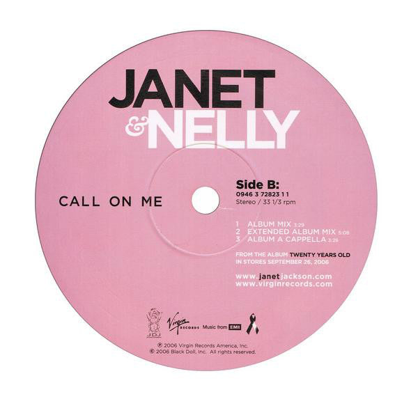 Janet* & Nelly : Call On Me (12")