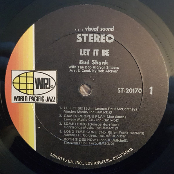 Bud Shank With The Bob Alcivar Singers : Let It Be (LP, Album)