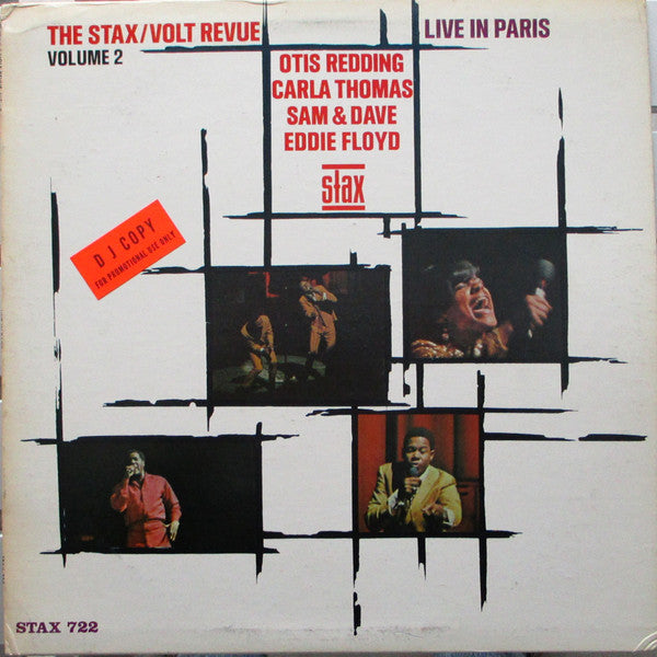 Various : The Stax / Volt Revue Volume 2  Live In Paris (LP, Album, Mono, Promo)