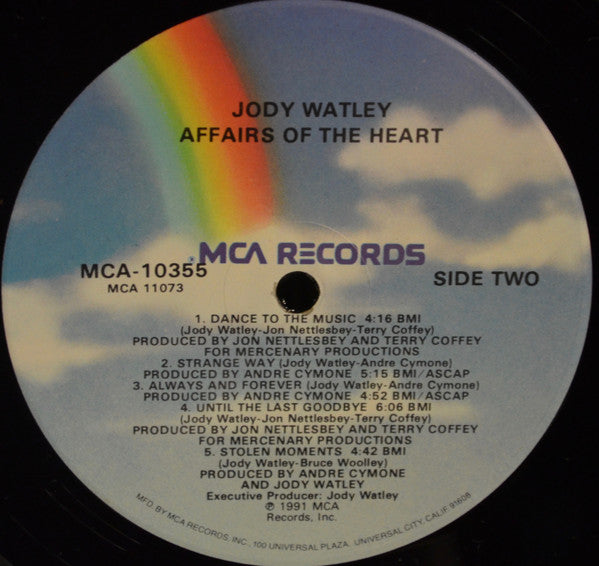 Jody Watley : Affairs Of The Heart (LP)