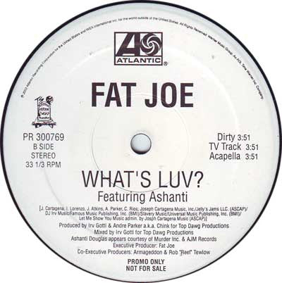 Fat Joe : What's Luv? (12", Promo)