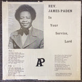 Rev. James Paden : In Your Service, Lord (LP)