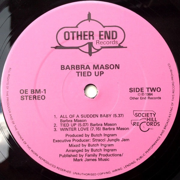 Barbra Mason* : Tied Up (LP, Album)