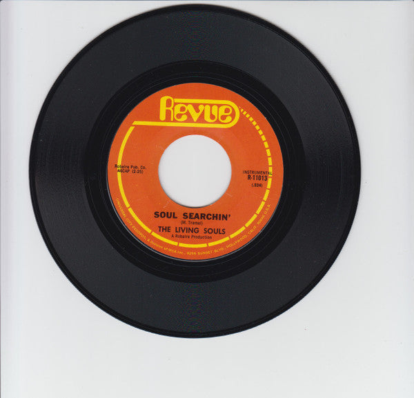 The Living Souls : Soul Searchin' / Drop It On Me (7", Styrene)