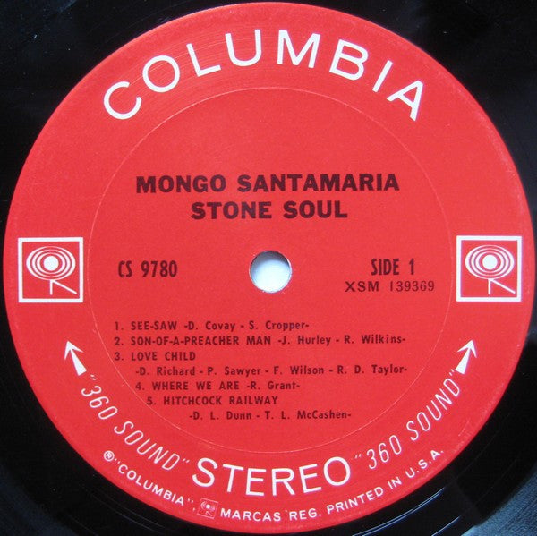 Mongo Santamaria : Stone Soul (LP, Album)