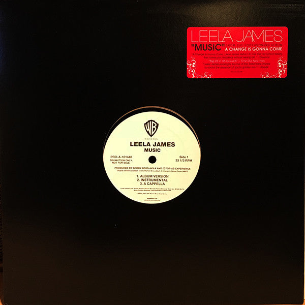 Leela James : Music (12", Promo)