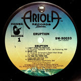 Eruption (4) Featuring Precious Wilson : Eruption (LP, Album, Ter)