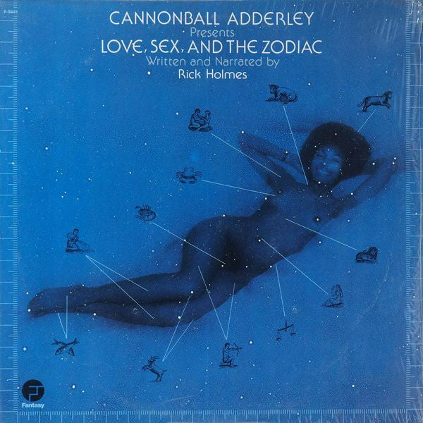 Cannonball Adderley Presents Rick Holmes : Love, Sex, And The Zodiac (LP, Album, Pit)