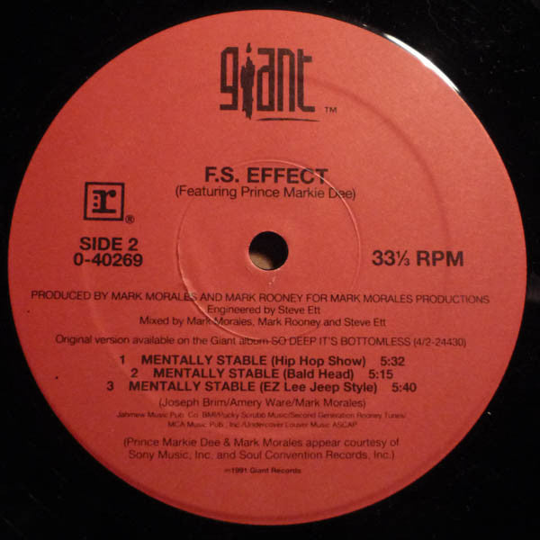 F.S. Effect : Your Luvin' (12", Maxi)