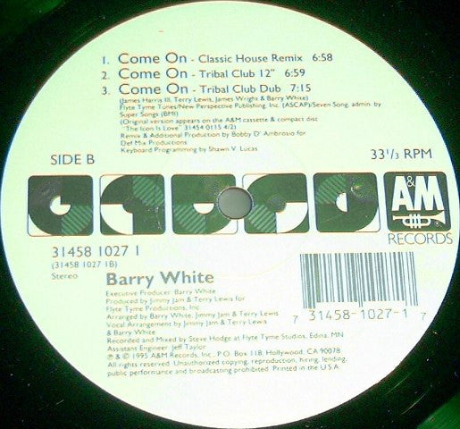 Barry White : Come On (12")