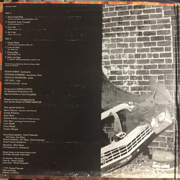 The Blackbyrds : City Life (LP, Album, Pit)