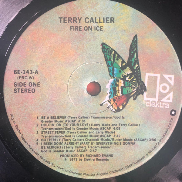 Terry Callier : Fire On Ice (LP, Album, RP, PRC)