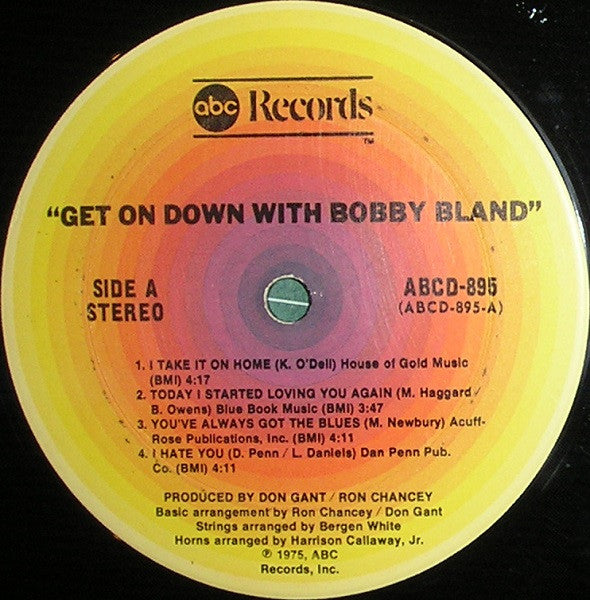 Bobby Bland : Get On Down With Bobby Bland (LP, Album)