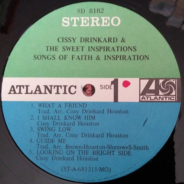 Cissy Drinkard & The Sweet Inspirations* : Songs Of Faith & Inspiration (LP, Album, MO )