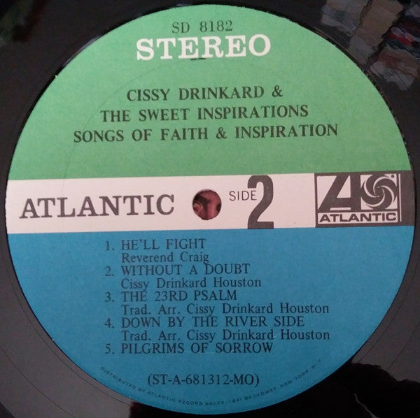 Cissy Drinkard & The Sweet Inspirations* : Songs Of Faith & Inspiration (LP, Album, MO )