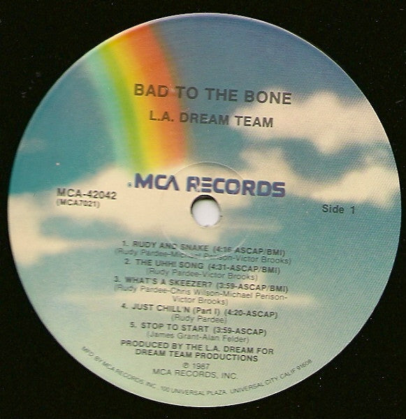 L.A. Dream Team : Bad To The Bone (LP, Album)