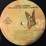 Carly Simon : The Best Of Carly Simon (LP, Comp, Club, RE, SP )