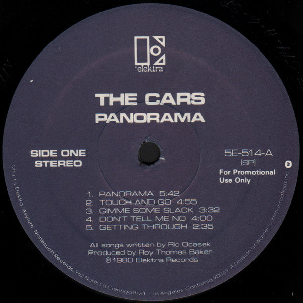 The Cars : Panorama (LP, Album, Promo, SP )