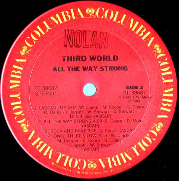 Third World : All The Way Strong (LP, Album)