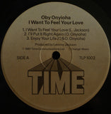 Oby Onyioha : I Want To Feel Your Love (LP, Album)