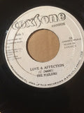 The Wailers : Love & Affection / Teenager In Love (7", Single, RP)