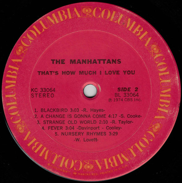 Manhattans : That's How Much I Love You (LP, Album)