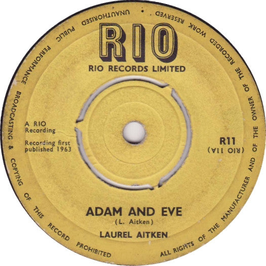 Laurel Aitken / Bobby Aitken : Adam And Eve / Devil Woman (7")