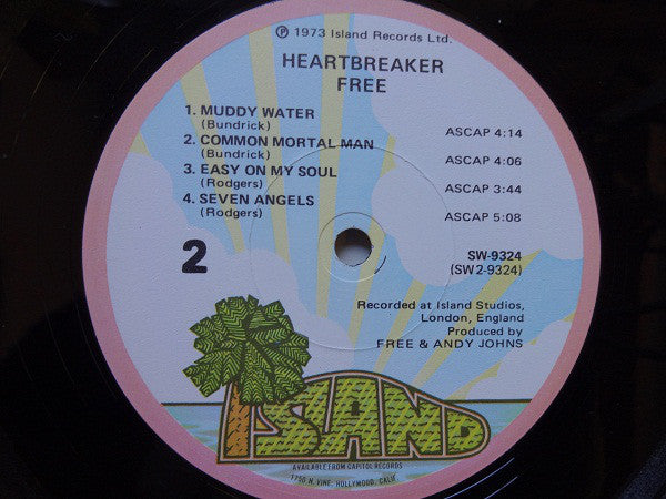 Free : Heartbreaker (LP, Album, Los)