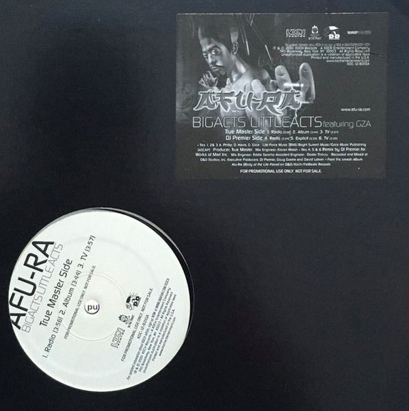 Afu-Ra : Bigacts Littleacts (12", Promo)