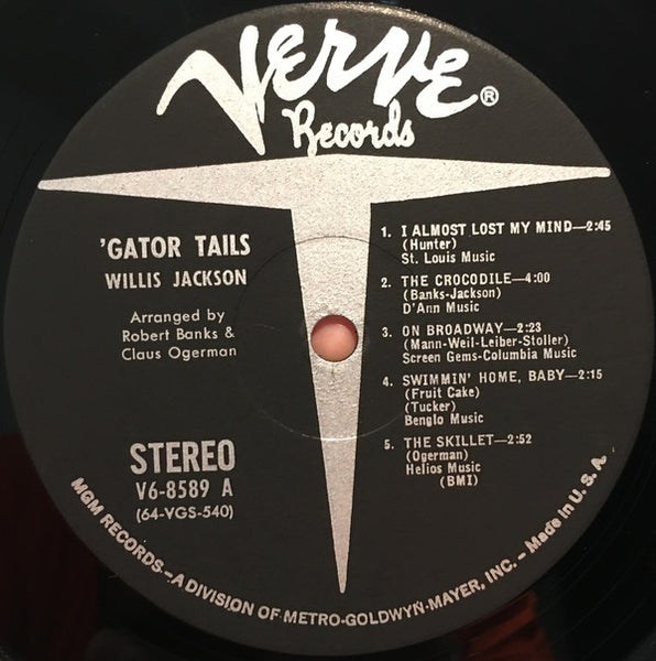 Willis Jackson : 'Gator Tails (LP, Album)