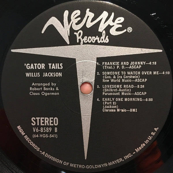 Willis Jackson : 'Gator Tails (LP, Album)