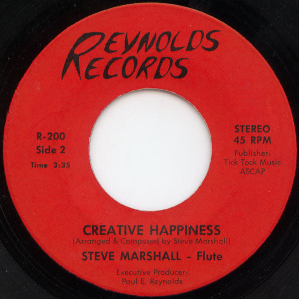 Steve Marshall (2) : Maintain / Creative Happiness (7")