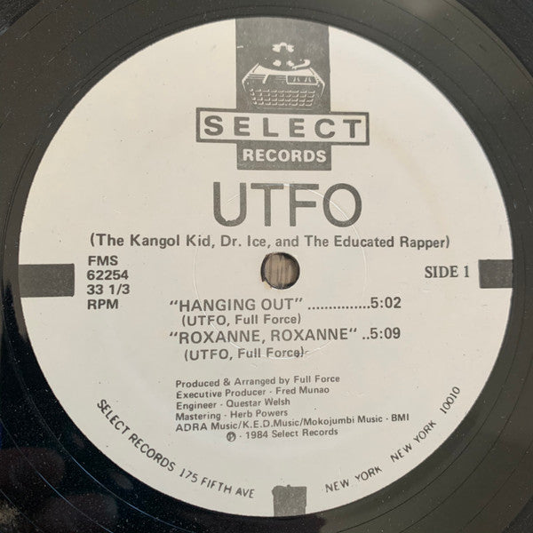 UTFO : Hanging Out / Roxanne, Roxanne (12")