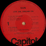 Sun (7) : Live On, Dream On (LP, Album, Los)