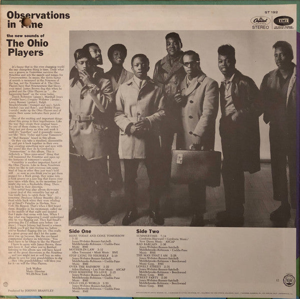 Ohio Players : Observations In Time (LP, Album, Scr)