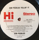 Ann Peebles : Tellin' It (LP, Album, Bes)