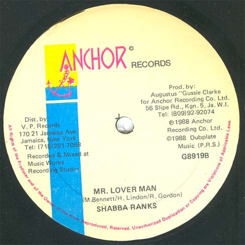 Shabba Ranks / Deborahe* : Mr. Lover Man (12")