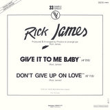 Rick James : Give It To Me Baby (12", Single, Ltd)